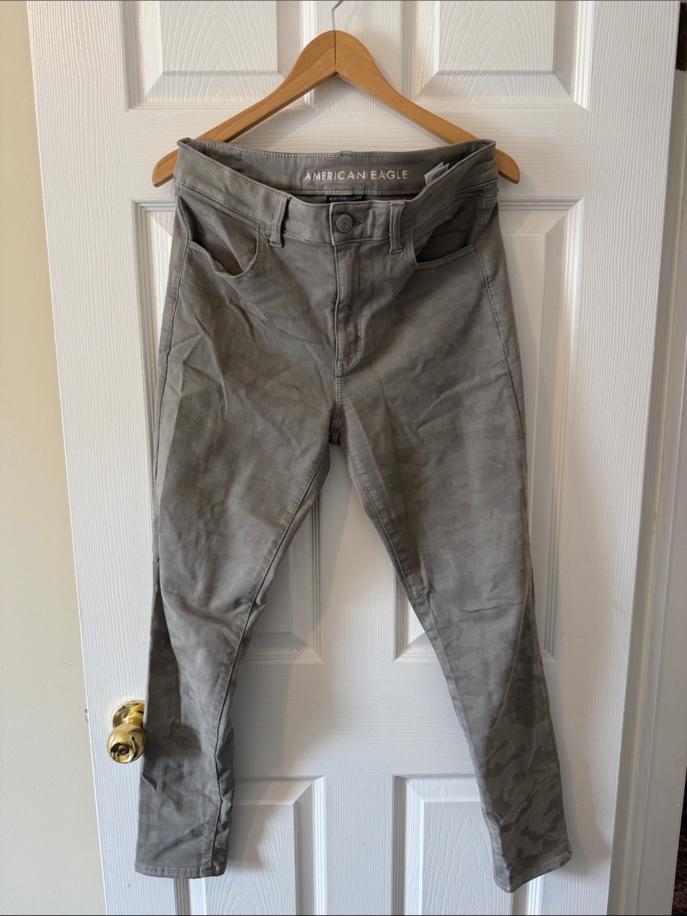 American Eagle Outfitters Subtle Camo Next Level Stretch Jeans